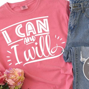 I Can and I Will SVG cut file  - commercial use svg dxf png eps