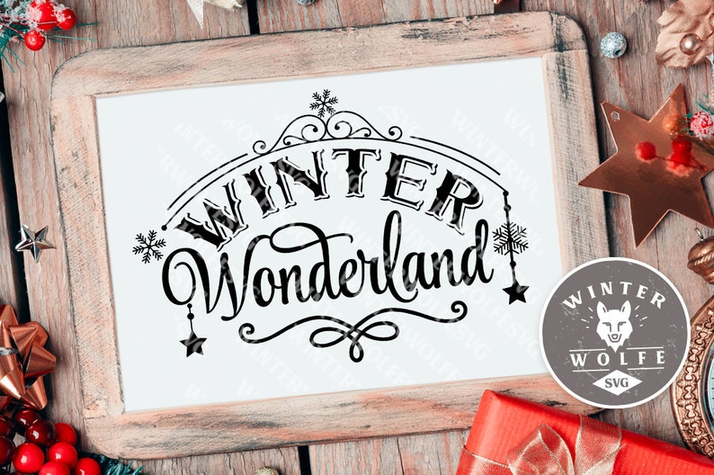 Winter Wonderland SVG Cut File - Commercial Use Svg Dxf Png Eps - Etsy