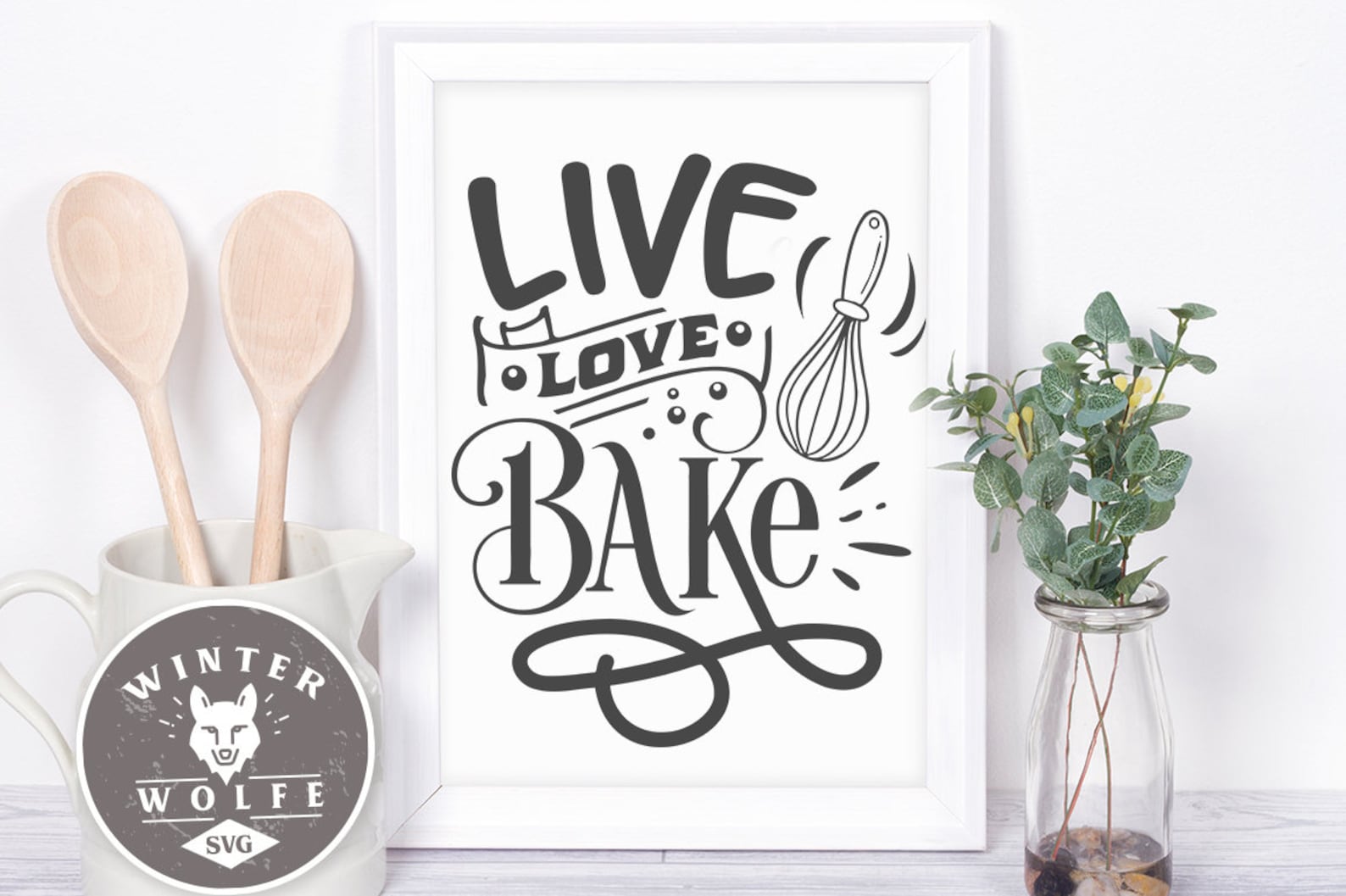 Live love bake SVG cut file commercial use svg dxf png eps Etsy