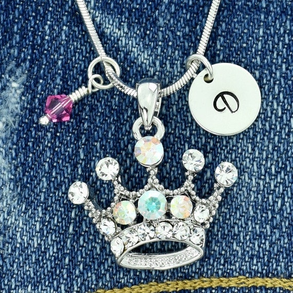 Swarovski Crystal Crown AB Clear Color Personalized  display picture 2