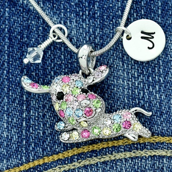 Swarovski reindeer necklace discount