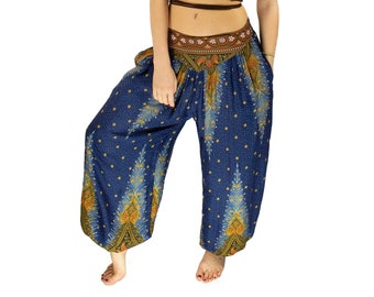Yoga Harem Pants Turquoise Feather main image 0