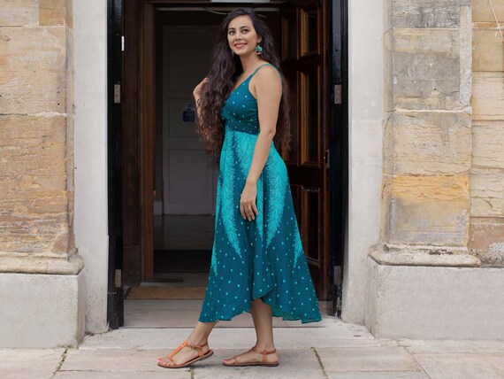 Robe Boho Grecque Turquoise Robe Longue Hippie Style Boho Gypsy Etsy France