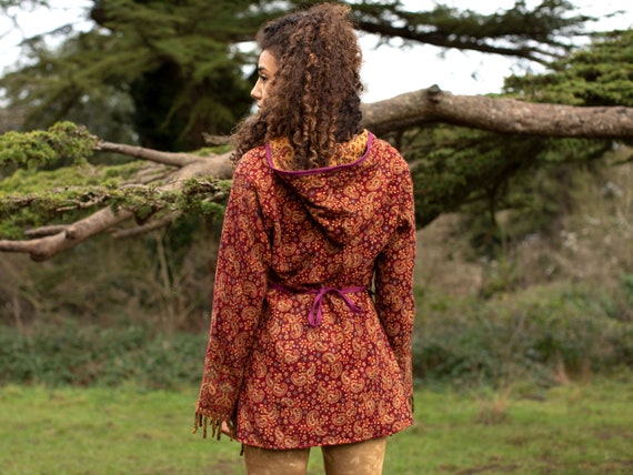 Red paisley jacket on sale