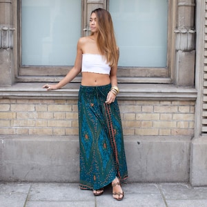 Boho Bandeau Dress Skirt Mandala Paisley Halterneck Hippie Dress
