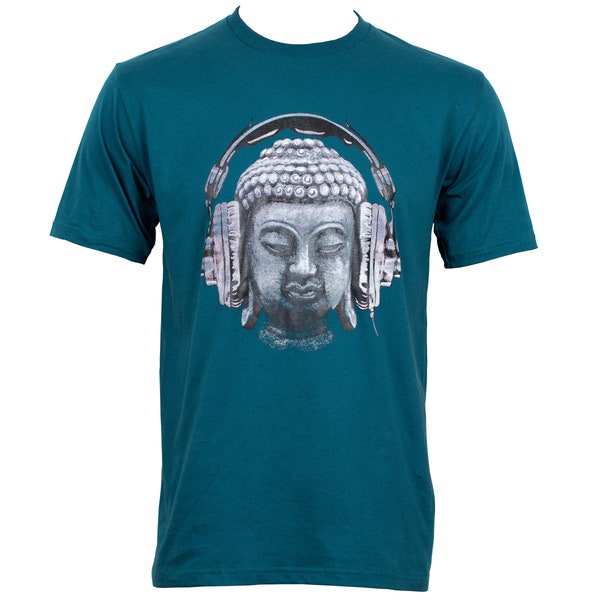 Dj Buddha Headphones T-shirt Dark Blue main image 1