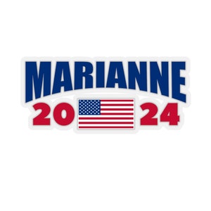 Marianne 2024 Sticker, Marianne Williamson 2024, Marianne For President , 2024 Election, US Elections, Political Sticker, Marianne Stickers image 1