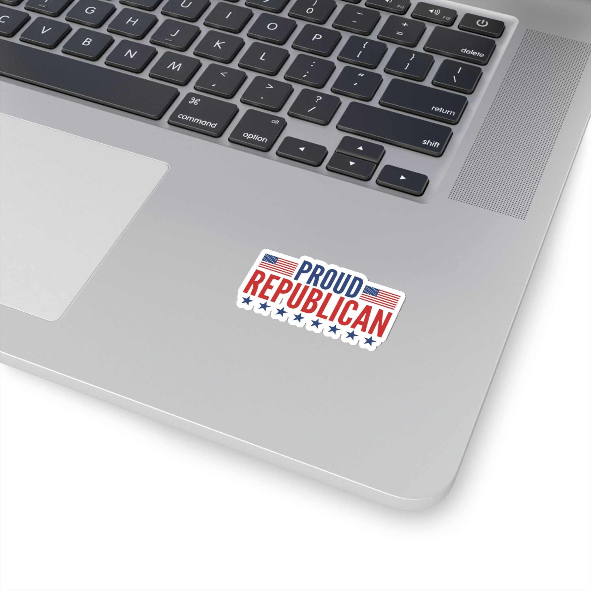 Republcian Sticker Proud Republican Sticker: American Flag Vinyl Decal - Etsy