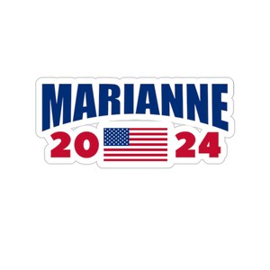 Marianne 2024 Sticker, Marianne Williamson 2024, Marianne For President , 2024 Election, US Elections, Political Sticker, Marianne Stickers image 7