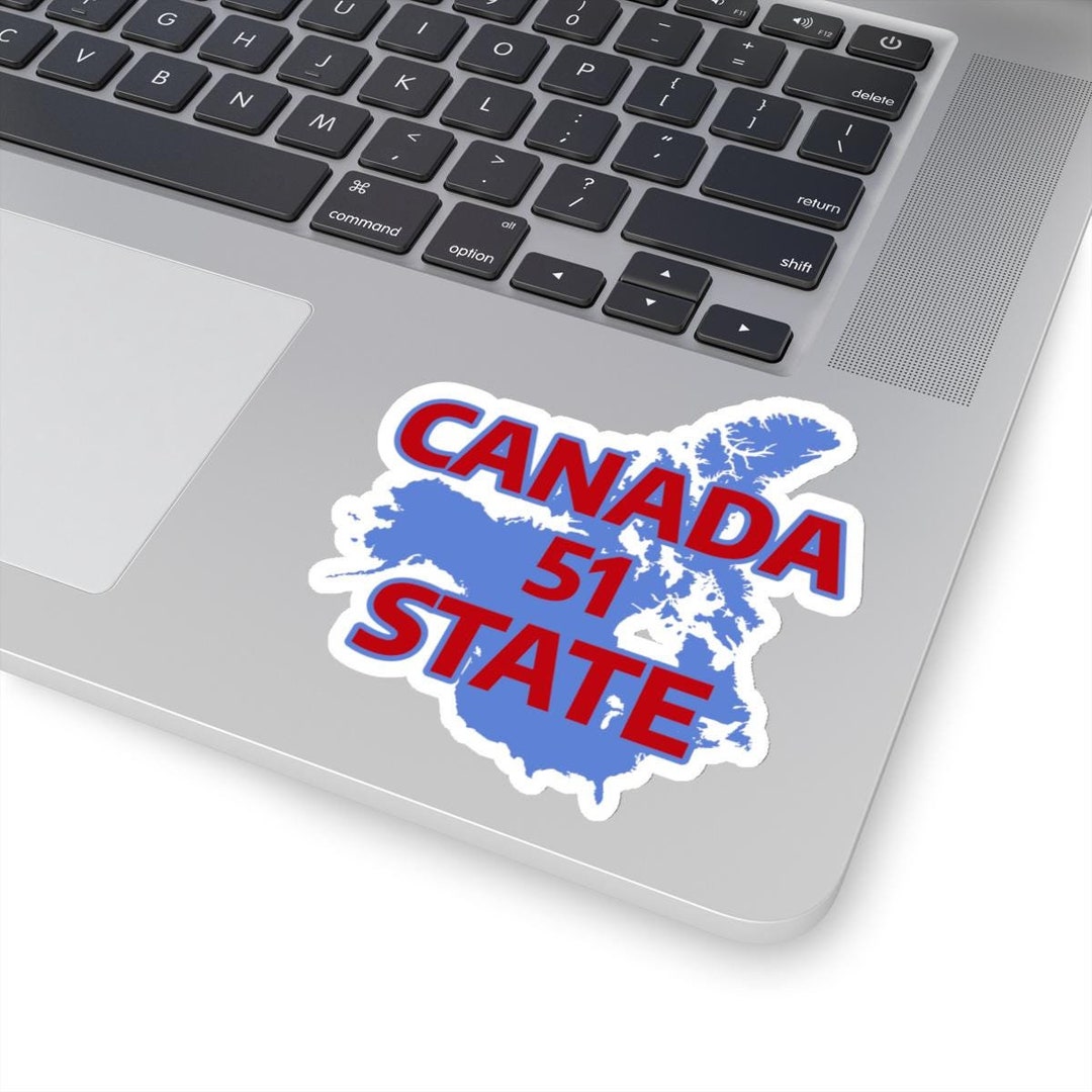 Canada 51st State Sticker: Political Humor, Durable Vinyl - Etsy Canada