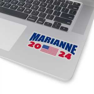 Marianne 2024 Sticker, Marianne Williamson 2024, Marianne For President , 2024 Election, US Elections, Political Sticker, Marianne Stickers image 2