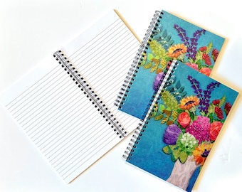 Collage Art Journal Bouquet - Great Gift for Teacher, Coworker or Friend.