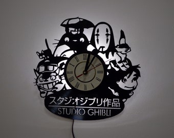 beste beleuchtung für kunststudio kronleuchter studio ghibli retro vinyl schallplatte schlafzimmer dekor führte uhr anime wand kunst ledbeleuchtung lampe ghibli etsy beste beleuchtung für kunststudio kronleuchter studio ghibli retro vinyl schallplatte schlafzimmer dekor führte uhr anime wand kunst ledbeleuchtung lampe ghibli etsy