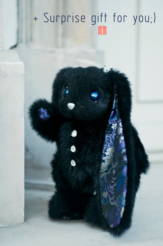 black rabbit teddy