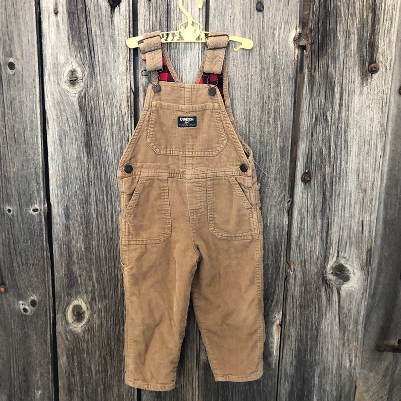 OshKosh B/'Gosh boy/'s lined overalls size 2T