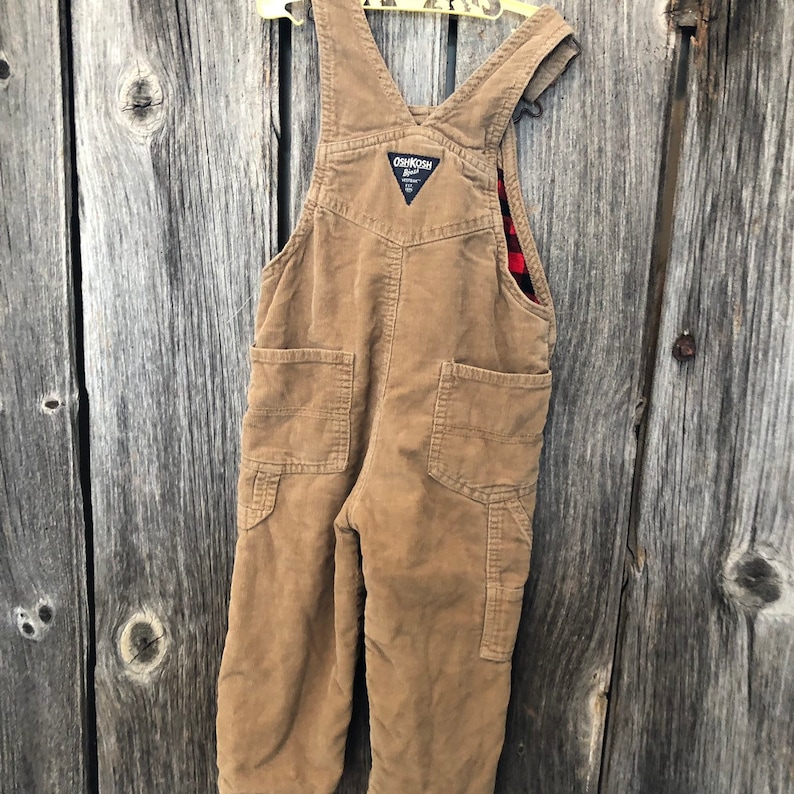 OshKosh B/'Gosh boy/'s lined overalls size 2T