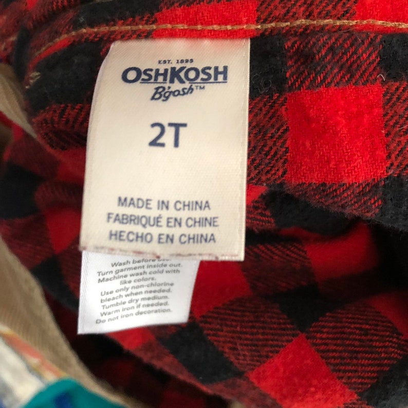 OshKosh B/'Gosh boy/'s lined overalls size 2T