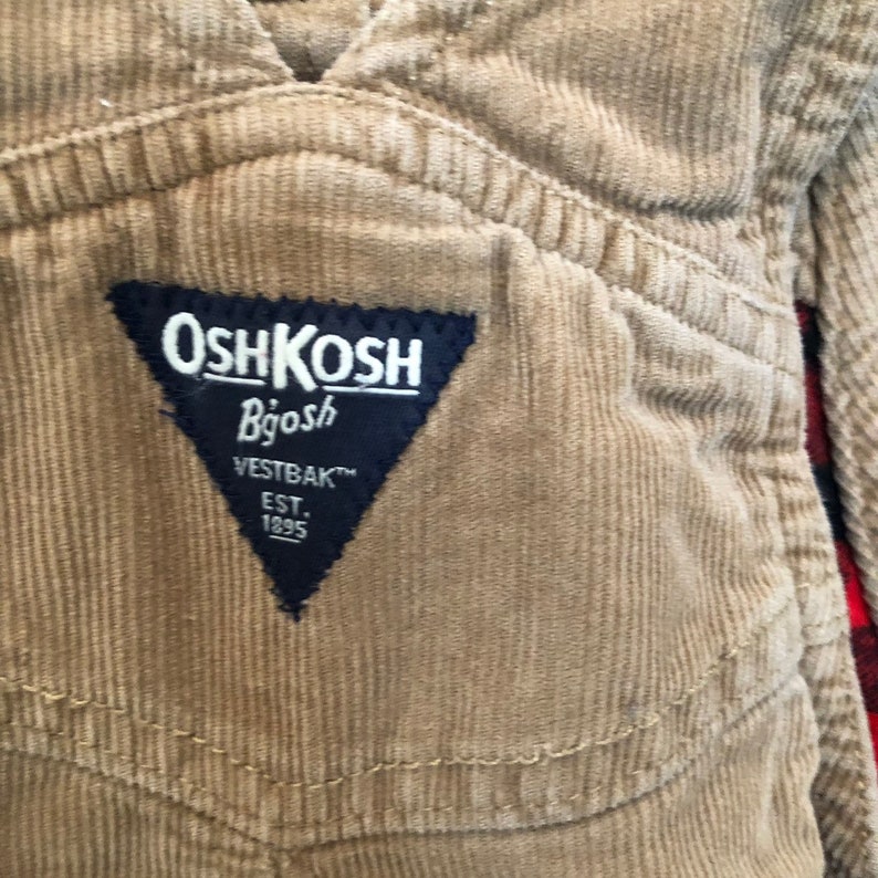 OshKosh B/'Gosh boy/'s lined overalls size 2T