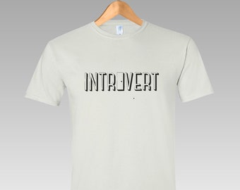Introvert Graphic T-Shirt, Funny Antisocial Tee