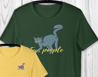 Ew People Cat T-Shirt, Sarcastic Introvert Tee