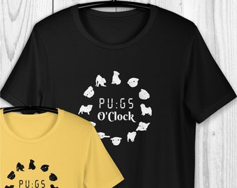 Pug Shirt, Cute Pugs Owner Gift, Funny Pug Tee, Small Dog Owner T-Shirt, Pug Lovers Shirts, Dog Lover Gifts, Pugs Time Shirt by MySkyPet