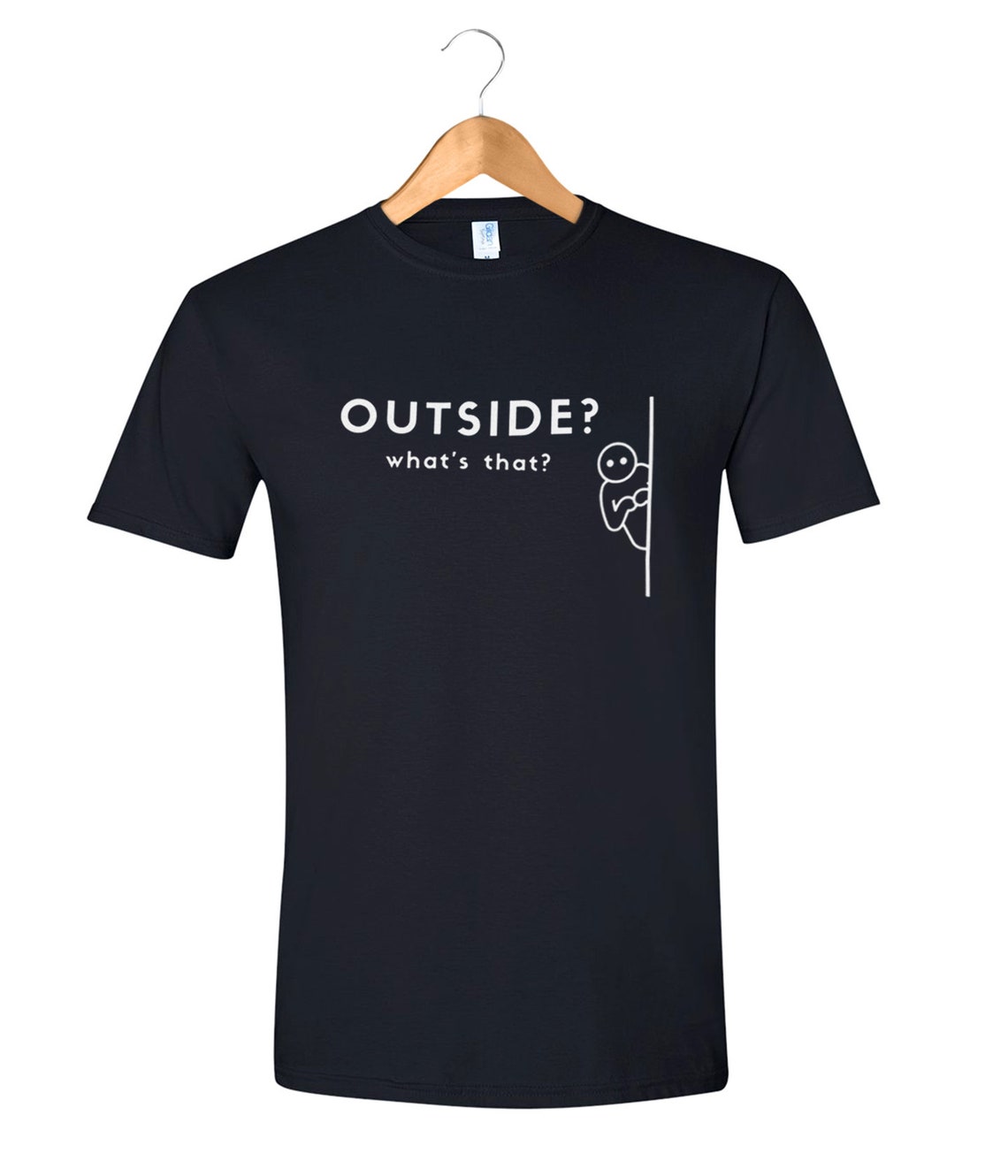 Go Outside T Shirt Funny Tee Introvert Shirt Socially Etsy