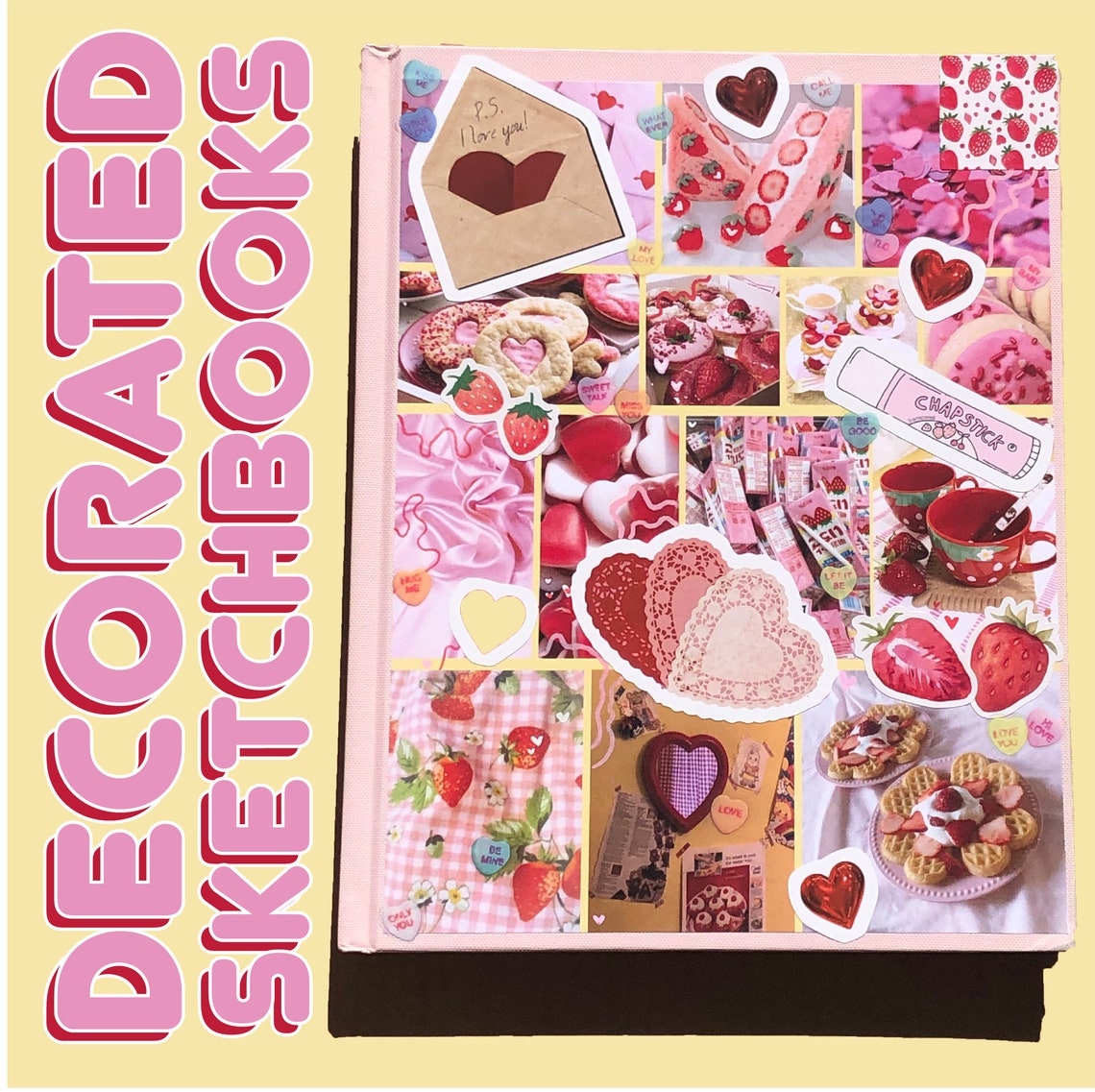 Decorated Sketchbooks Etsy