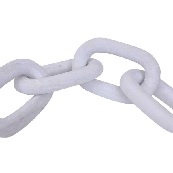 Marble Chain Link Decor Etsy