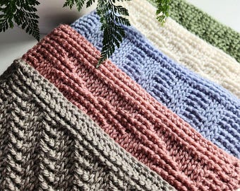 Beginner Friendly 2 Stitch Tunisian Crochet Pot Holder Collection | Easy Textured Patterns | Instant PDF