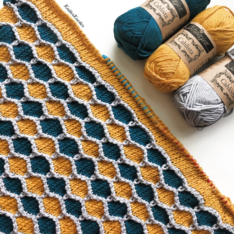 Madhu Blanket Tunisian Crochet Pattern PDF Etsy