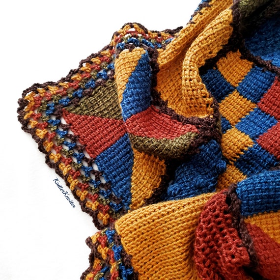 tutorial-punto-tunecino  Crochet tunecino, Conceptos básicos de