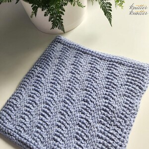 Tunisian Crochet Kitchen Pot Holder Pattern – Easy 2 Stitch Project – Instant PDF