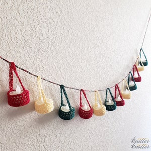 The Kandeel - Tea light candle cozy - Christmas garland - Holiday garland