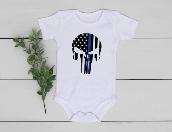 punisher baby onesie