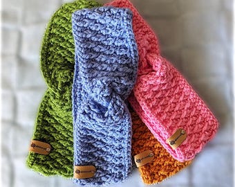 Handmade Crochet Headbands/Ear Warmers | Soft, Stretchy, Boho Hair Accessory | Warm Winter Gift for Her (Adult/Child size)