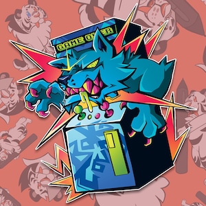 GAME OVER - Vinyl Sticker