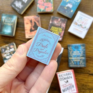 Miniature Book Magnets - Personalized Cover Or Choose Your Title