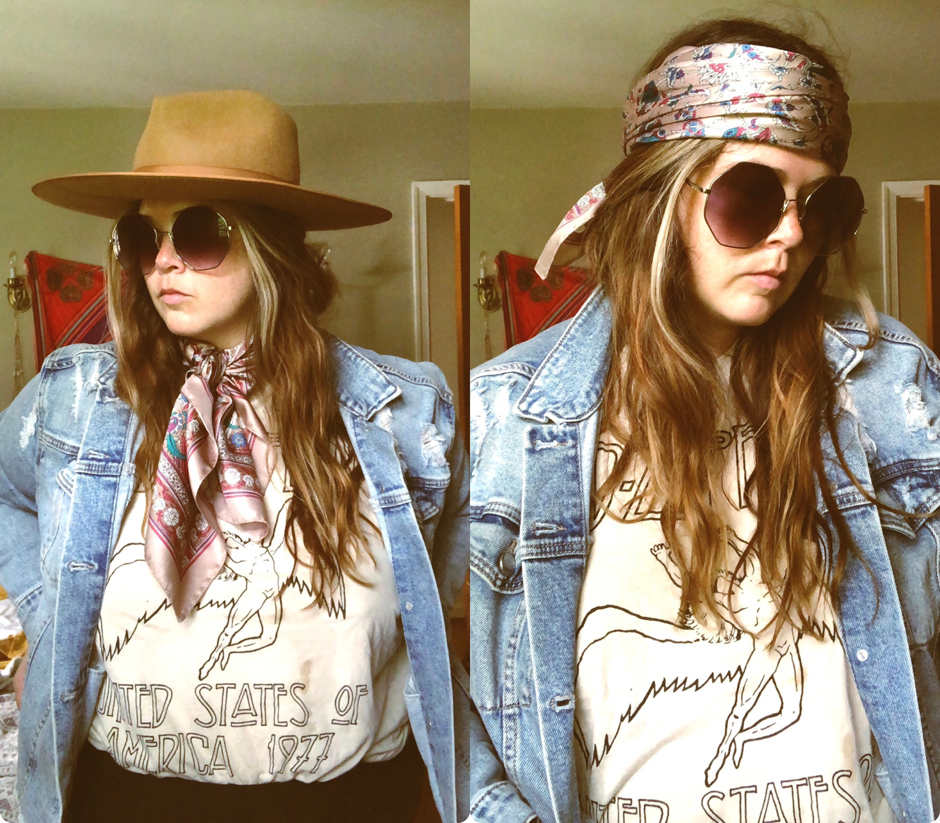 80s scarf style