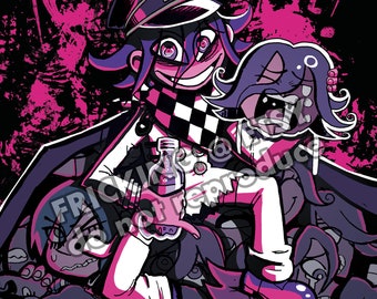 Kokichi's Mask Print Poster