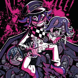 Affiche d’impression de masque de Kokichi