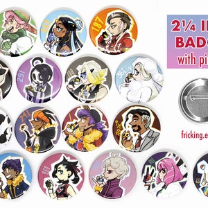 2.25 Pinback SwSh Leaders