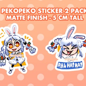 Pekora Sticker set