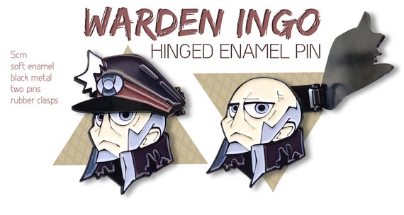 Warden Ingo Hinged Pin - Etsy