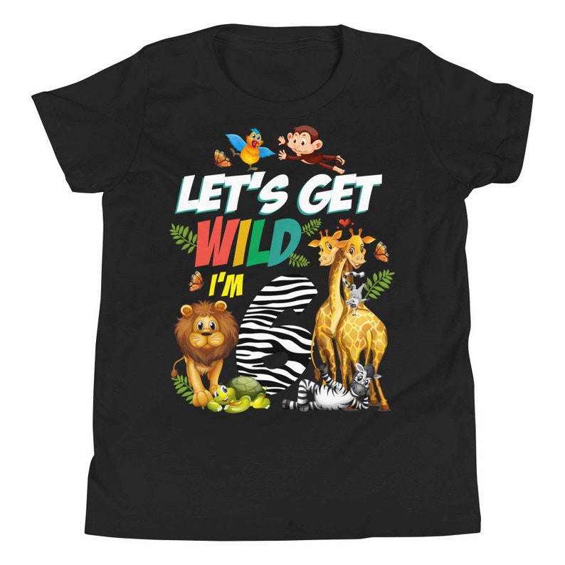 Safari Jungle Theme 6th Birthday Shirt Birthday Shirt Lets Etsy