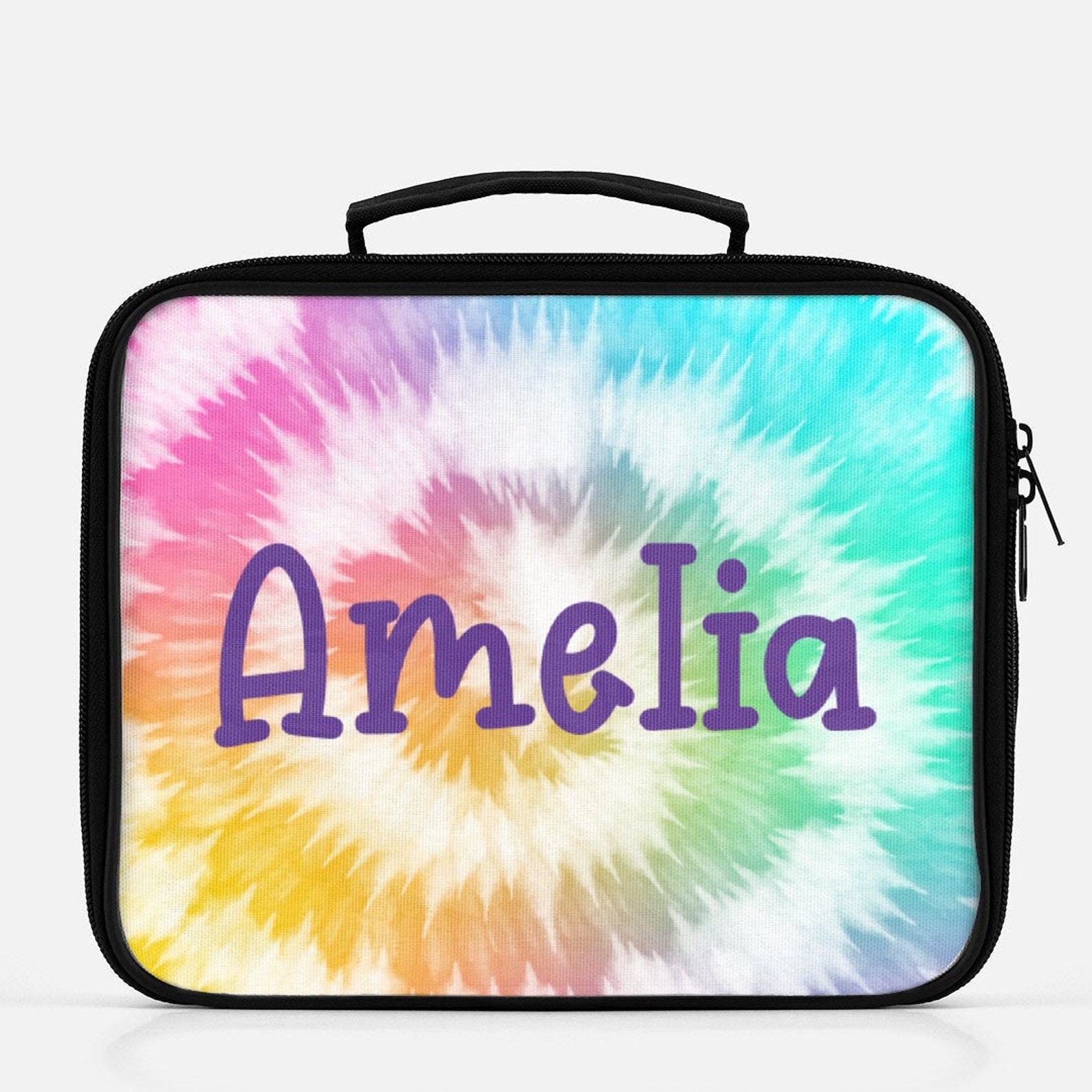 Personalized Tie Dye Lunch Box Back To School Lunchbox Etsy