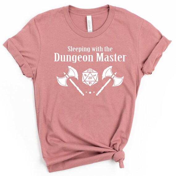 DnD Dice Women's Shirt / Sleeping with the Dungeon Master | Etsy