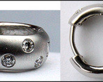 Diamond .30ct Huggie Earrings