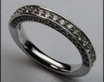 3-Way Diamond Wedding Band .71ct, 53 Diamonds