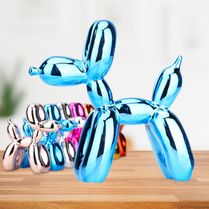 Balloon Dog, Table Top Balloon Dog Decoration, Kids Room Decor Animal Statue, Perfect gift Balloon Animal, Balloon Buppies image 1