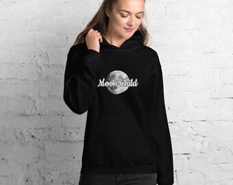 Moon Child Unisex Hoodie, witchy boho hippie